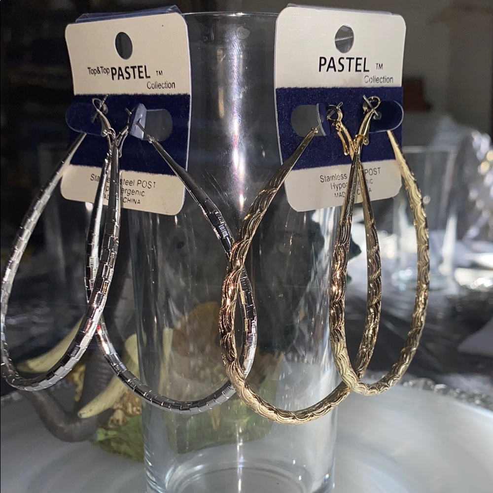Pastel Collection Hoop Earrings! - Picture 1 of 6